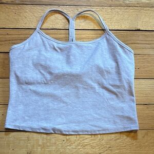 Athletic Works Light Gray Tank Top